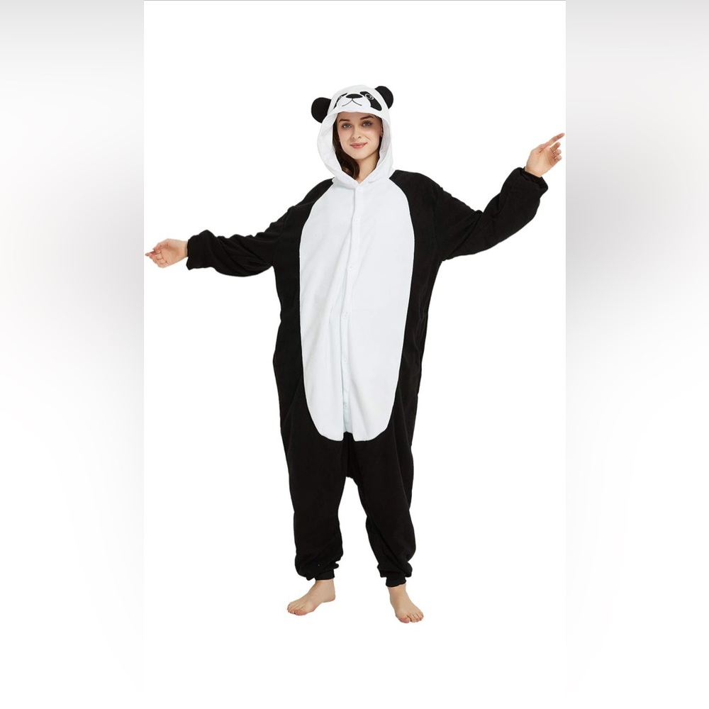 Panda Onesie Costume for Women Halloween